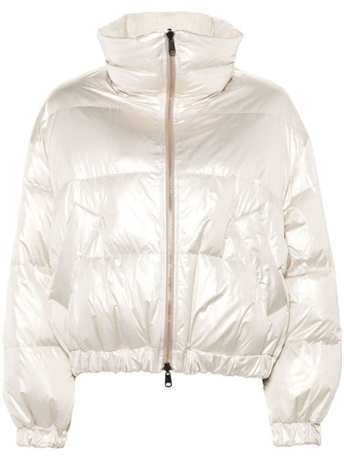 Cream white down-feather jacket Brunello Cucinelli | ML1597927C130